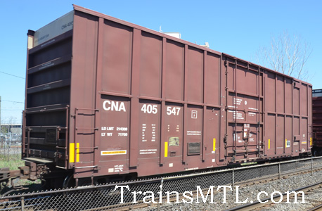 Car/wagon CNA405547 left side / coté gauche